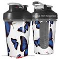 Decal Style Skin Wrap works with Blender Bottle 20oz Butterflies Blue (BOTTLE NOT INCLUDED)