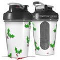 Decal Style Skin Wrap works with Blender Bottle 20oz Christmas Holly Leaves on White (BOTTLE NOT INCLUDED)