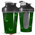 Decal Style Skin Wrap works with Blender Bottle 20oz Christmas Holly Leaves on Green (BOTTLE NOT INCLUDED)