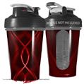 Decal Style Skin Wrap works with Blender Bottle 20oz Abstract 01 Red (BOTTLE NOT INCLUDED)