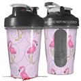 Decal Style Skin Wrap works with Blender Bottle 20oz Flamingos on Pink (BOTTLE NOT INCLUDED)