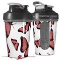 Decal Style Skin Wrap works with Blender Bottle 20oz Butterflies Pink (BOTTLE NOT INCLUDED)