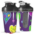 Decal Style Skin Wrap works with Blender Bottle 20oz Crazy Hearts (BOTTLE NOT INCLUDED)