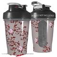 Decal Style Skin Wrap works with Blender Bottle 20oz Victorian Design Red (BOTTLE NOT INCLUDED)