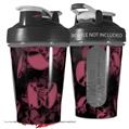 Decal Style Skin Wrap works with Blender Bottle 20oz Skulls Confetti Pink (BOTTLE NOT INCLUDED)