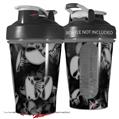 Decal Style Skin Wrap works with Blender Bottle 20oz Skulls Confetti White (BOTTLE NOT INCLUDED)