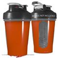 Decal Style Skin Wrap works with Blender Bottle 20oz Solids Collection Burnt Orange (BOTTLE NOT INCLUDED)