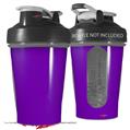 Decal Style Skin Wrap works with Blender Bottle 20oz Solids Collection Purple (BOTTLE NOT INCLUDED)