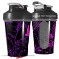Decal Style Skin Wrap works with Blender Bottle 20oz Twisted Garden Purple and Hot Pink (BOTTLE NOT INCLUDED)