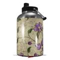 Skin Decal Wrap for 2017 RTIC One Gallon Jug Flowers and Berries Purple (Jug NOT INCLUDED) by WraptorSkinz