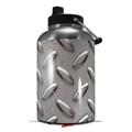 Skin Decal Wrap for 2017 RTIC One Gallon Jug Diamond Plate Metal 02 (Jug NOT INCLUDED) by WraptorSkinz
