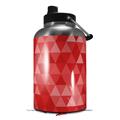 Skin Decal Wrap for 2017 RTIC One Gallon Jug Triangle Mosaic Red (Jug NOT INCLUDED) by WraptorSkinz