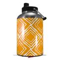 Skin Decal Wrap for 2017 RTIC One Gallon Jug Wavey Orange (Jug NOT INCLUDED) by WraptorSkinz