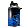Skin Decal Wrap for 2017 RTIC One Gallon Jug HEX Blue (Jug NOT INCLUDED) by WraptorSkinz