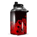 Skin Decal Wrap for 2017 RTIC One Gallon Jug HEX Red (Jug NOT INCLUDED) by WraptorSkinz