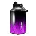 Skin Decal Wrap for 2017 RTIC One Gallon Jug Fire Purple (Jug NOT INCLUDED) by WraptorSkinz