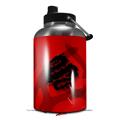 Skin Decal Wrap for 2017 RTIC One Gallon Jug Oriental Dragon Black on Red (Jug NOT INCLUDED) by WraptorSkinz