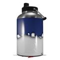 Skin Decal Wrap for 2017 RTIC One Gallon Jug Ripped Colors Blue Gray (Jug NOT INCLUDED) by WraptorSkinz