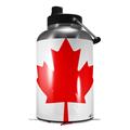 Skin Decal Wrap for 2017 RTIC One Gallon Jug Canadian Canada Flag (Jug NOT INCLUDED) by WraptorSkinz