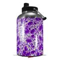 Skin Decal Wrap for 2017 RTIC One Gallon Jug Scattered Skulls Purple (Jug NOT INCLUDED) by WraptorSkinz