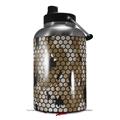 Skin Decal Wrap for 2017 RTIC One Gallon Jug HEX Mesh Camo 01 Tan (Jug NOT INCLUDED) by WraptorSkinz