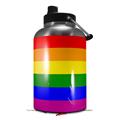 Skin Decal Wrap for 2017 RTIC One Gallon Jug Rainbow Stripes (Jug NOT INCLUDED) by WraptorSkinz