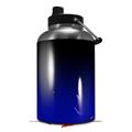 Skin Decal Wrap for 2017 RTIC One Gallon Jug Smooth Fades Blue Black (Jug NOT INCLUDED) by WraptorSkinz