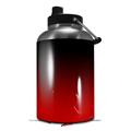 Skin Decal Wrap for 2017 RTIC One Gallon Jug Smooth Fades Red Black (Jug NOT INCLUDED) by WraptorSkinz