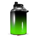 Skin Decal Wrap for 2017 RTIC One Gallon Jug Smooth Fades Green Black (Jug NOT INCLUDED) by WraptorSkinz