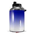 Skin Decal Wrap for 2017 RTIC One Gallon Jug Smooth Fades White Blue (Jug NOT INCLUDED) by WraptorSkinz