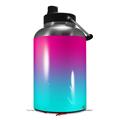 Skin Decal Wrap for 2017 RTIC One Gallon Jug Smooth Fades Neon Teal Hot Pink (Jug NOT INCLUDED) by WraptorSkinz
