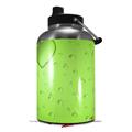 Skin Decal Wrap for 2017 RTIC One Gallon Jug Raining Neon Green (Jug NOT INCLUDED) by WraptorSkinz