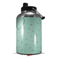 Skin Decal Wrap for 2017 RTIC One Gallon Jug Raining Seafoam Green (Jug NOT INCLUDED) by WraptorSkinz