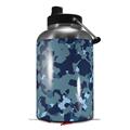Skin Decal Wrap for 2017 RTIC One Gallon Jug WraptorCamo Old School Camouflage Camo Navy (Jug NOT INCLUDED) by WraptorSkinz