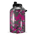 Skin Decal Wrap for 2017 RTIC One Gallon Jug WraptorCamo Old School Camouflage Camo Fuschia Hot Pink (Jug NOT INCLUDED) by WraptorSkinz