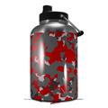 Skin Decal Wrap for 2017 RTIC One Gallon Jug WraptorCamo Old School Camouflage Camo Red (Jug NOT INCLUDED) by WraptorSkinz
