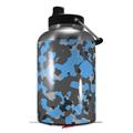 Skin Decal Wrap for 2017 RTIC One Gallon Jug WraptorCamo Old School Camouflage Camo Blue Medium (Jug NOT INCLUDED) by WraptorSkinz