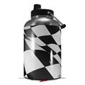 Skin Decal Wrap for 2017 RTIC One Gallon Jug Checkered Racing Flag (Jug NOT INCLUDED) by WraptorSkinz