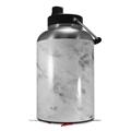 Skin Decal Wrap for 2017 RTIC One Gallon Jug Marble Granite 07 White Gray (Jug NOT INCLUDED) by WraptorSkinz