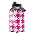 Skin Decal Wrap for 2017 RTIC One Gallon Jug Houndstooth Hot Pink (Jug NOT INCLUDED) by WraptorSkinz