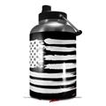 Skin Decal Wrap for 2017 RTIC One Gallon Jug Brushed USA American Flag (Jug NOT INCLUDED) by WraptorSkinz