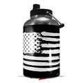 Skin Decal Wrap for 2017 RTIC One Gallon Jug Brushed USA American Flag USA (Jug NOT INCLUDED) by WraptorSkinz