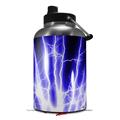Skin Decal Wrap for 2017 RTIC One Gallon Jug Lightning Blue (Jug NOT INCLUDED) by WraptorSkinz