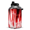 Skin Decal Wrap for 2017 RTIC One Gallon Jug Lightning Red (Jug NOT INCLUDED) by WraptorSkinz