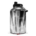 Skin Decal Wrap for 2017 RTIC One Gallon Jug Lightning White (Jug NOT INCLUDED) by WraptorSkinz