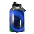 Skin Decal Wrap for 2017 RTIC One Gallon Jug Alecias Swirl 01 Blue (Jug NOT INCLUDED) by WraptorSkinz