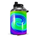 Skin Decal Wrap for 2017 RTIC One Gallon Jug Rainbow Swirl (Jug NOT INCLUDED) by WraptorSkinz
