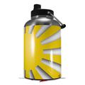 Skin Decal Wrap for 2017 RTIC One Gallon Jug Rising Sun Japanese Flag Yellow (Jug NOT INCLUDED) by WraptorSkinz