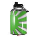 Skin Decal Wrap for 2017 RTIC One Gallon Jug Rising Sun Japanese Flag Green (Jug NOT INCLUDED) by WraptorSkinz