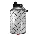 Skin Decal Wrap for 2017 RTIC One Gallon Jug Diamond Plate Metal (Jug NOT INCLUDED) by WraptorSkinz